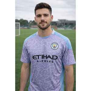 Manchester City Football Club Jersey | Men's Medium | Etihad Airways